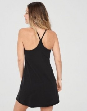  Aerie AS Líne Le The Hugger Dress Black