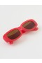  Aerie Mini Dare To Square Occhiali da sole rossi