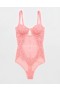  Aerie Show Off Reggiseno in pizzo senza fodera Corallo