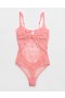  Aerie Show Off Reggiseno in pizzo senza fodera Corallo