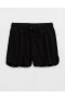  Pantaloncini a nido d'ape LumberJane a vita alta Aerie neri