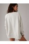  Aerie Big Hug Felpe oversize con scollo a tacca, grigie