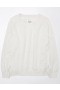  Aerie Big Hug Felpe oversize con scollo a tacca, grigie
