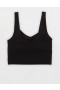  Aerie OFFLINE By Real Me Low Key Longline Reggiseni sportivi neri