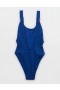  Aerie Crinkle Birthday Scoop Costume intero blu