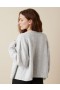  Aerie Whoa So Soft Cardigan corto con bottoni sul davanti grigio