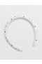  Accessorio per capelli con perline Aerie bianco
