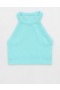  Aerie Superchill Reggiseno senza cuciture con scollo alto blu