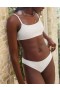  Slip bikini Aerie Eyelet Full Coverage bianco