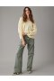  Aerie Whoa So Soft Maglione collo a ballerina giallo