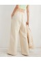  Pantaloni Aerie Me-Day con vita annodata giallo chiaro