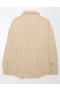 Felpe oversize in maglia con bottoni Aerie marrone