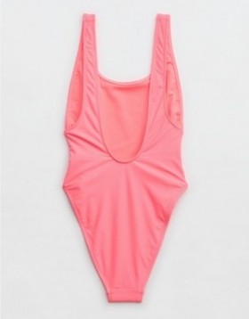  Aerie Blow Pop Birthday Scoop Costume intero Corallo Arancione