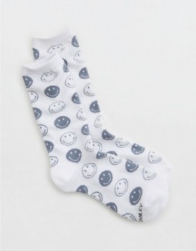  Calzini Aerie Real Soft® Crew grigio argento