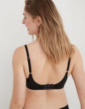  Aerie Sunnie Demi Push Up Reggiseno Nero