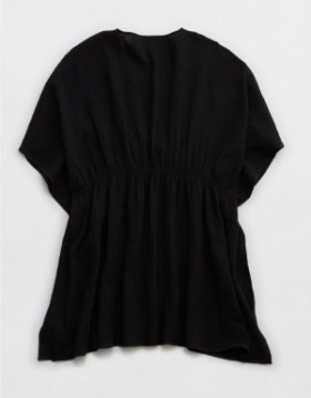  Abito con mantello in garza Aerie nero