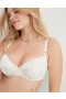  Aerie ショーオフ 裏地なし リアルレース ブラジャー ホワイト