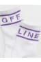  Aerie OFFLINE バイ クルーソックス パープル