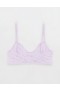  Aerie Show Off ヴィンテージ レース ワイヤレスレット ブラ ラベンダー