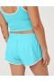  Aerie OFFLINE ローライズ ホットスタッフ ショーツ ブルー