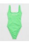  Aerie Astrology ベイブウォッチ ワンピース水着 グリーン