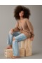  Aerie Whoa So Cozy ワッフル Vネック プルオーバー ブラウン