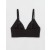  Aerie SMOOTHEZ レース トライアングルレット ブラ ブラック