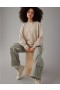  Aerie Big Hug Oversized Notch Neck Sweatshirts Brun