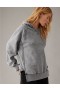  Aerie Big Hug Oversized hettegenser Svart