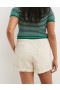  Aerie High Waisted Tie Midje Shorts Hvit