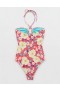  Aerie Ring Bandeau One Piece Badedrakter Rød