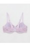  Aerie Sunnie Demi Push Up Bloom Lace Cross Dye BH Lavendel