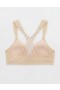 Aerie Sunnie Trådløs lett fôret Bloom Blonde Strap BH Hvit