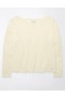  Aerie Whoa So Soft Ballett-Neck Pullover Hvit