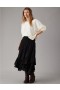  Aerie Whoa So Soft Ballett-Neck Pullover Hvit