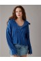  Aerie Collared Pullover Genser Blå