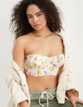  Aerie Show Off Eyelet Uforet BH Multicolor