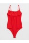  Aerie SMOOTHEZ Scoop Body Czerwony