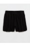  Szorty Aerie High Waisted LumberJane Waffle w kolorze czarnym