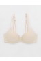  Biustonosze Aerie Sunnie Demi Push Up Bloom Lace Strappy w kolorze jasnożółtym