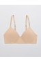  Biustonosze Aerie Superchill Wireless Lightly Padded w kolorze beżowym