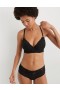  Biustonosze Aerie Show Off Plunge Push Up Eyelash Lace w kolorze czarnym