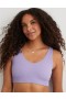  Biustonosze Aerie Superchill Seamless Padded Vooplette w kolorze fioletowym