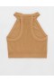  Biustonosze Aerie Superchill Seamless High Neck Top Bras Brown