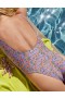  Aerie Smarties Babewatch Jednoczęściowe kostiumy kąpielowe Fioletowe