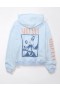  Bluza z kapturem Aerie Nirvana Graphic w kolorze niebieskim