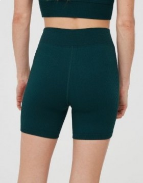  Aerie OFFLINE By Seamless V-Front 5" Spodenki rowerowe Głęboka zieleń