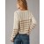  Aerie Cropped Cable-Knit Pullover Khaki