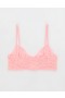  Aerie Show Off Sutiene Vintage Lace Wirelesslette Roz