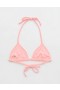  Top de bikini Aerie Terry String Triunghi Roz